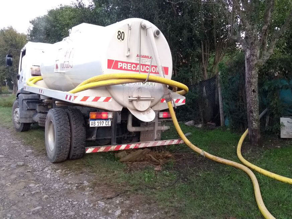 Servicio de desagote en Rosario